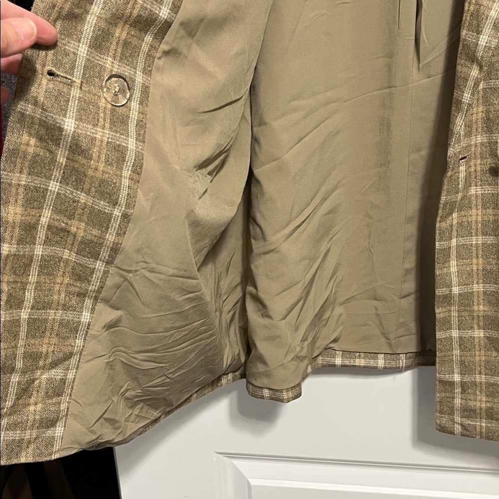 NWOT 4th and Reckless Plaid Oversized Blazer Medium - Picture 5 of 9